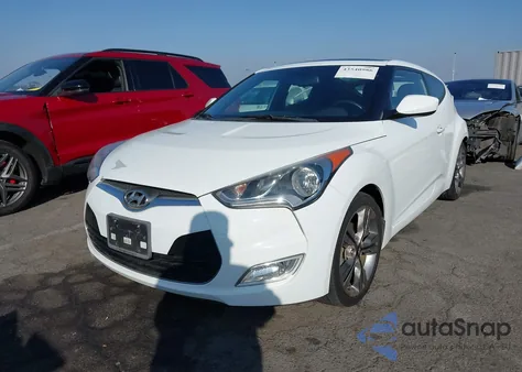 2016 Hyundai Veloster из США, поврежденный, VIN KMHTC6ADXGU292697